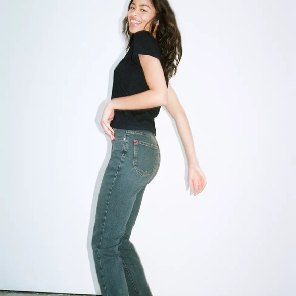 BDG High-Waisted Girlfriend Jean Washed Black Denim Urban Outfitters NWT - Picture 12 of 12